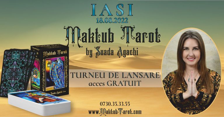 Iasi- Lansare Maktub Tarot- Suada Agachi